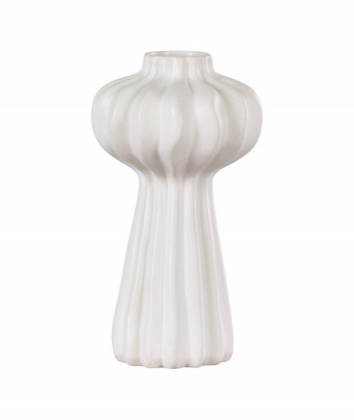 Georgine vase Vase i hvid keramik