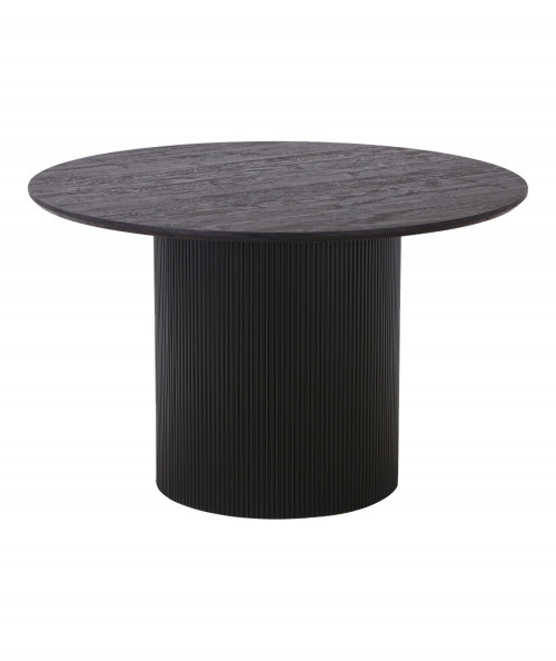 Rund Antoniette spisebord i mørkebrun Ø120x75 cm