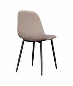 Stockholm spisebordsstol i brun med sorte ben