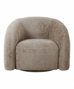 Claudette loungestol med drejefunktion i natur farve