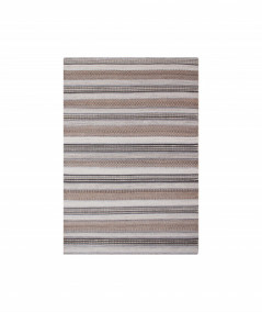 Sabine tæppe i håndvævet, natur/grå farve 160x230 cm