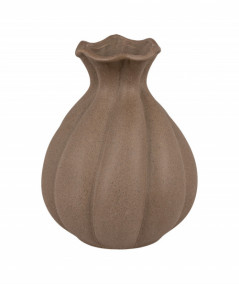 Yves vase i brun keramik Ø14,5x18,5 cm