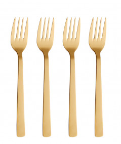 RAW gafler i guld - 4 stk. i en gaveæske