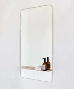 Caleo vægspejl - Cream