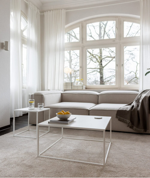 Devana firkantet sofabord - Hvid