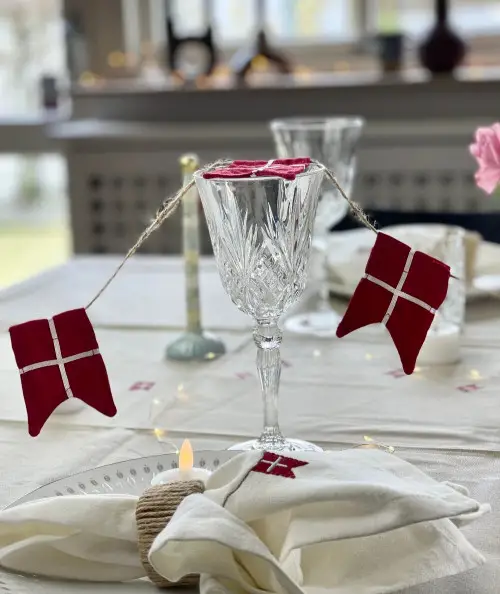 Flagranke med 8 splitflag