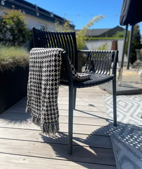 Tulsa havestol i sort