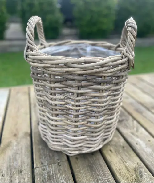 Villa kurv i rattan - ø30 cm