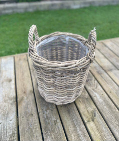 Sofia kurv i rattan - ø20 cm