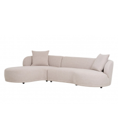 Kingston sofa med 2 puder i venstrevendt