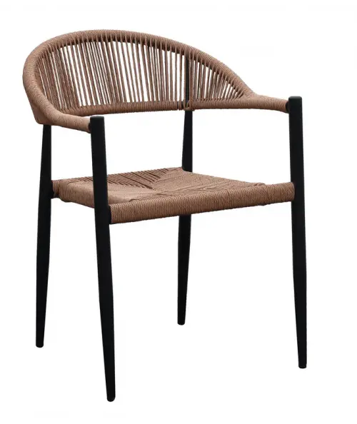 Canari terrassestol i aluminium/PE rattan