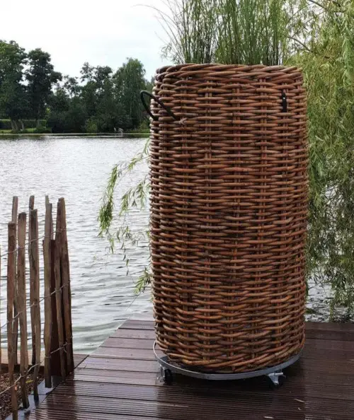 Rund trolley til rattankurve i forskellige størrelser.