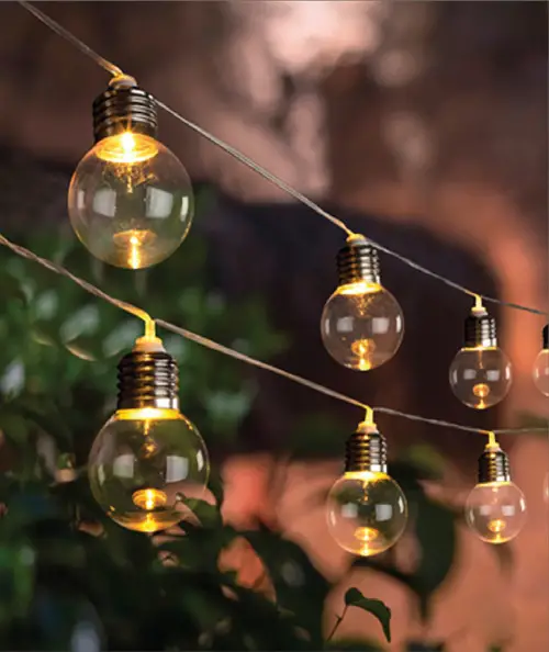 Solcelle lyskæde - 20 stk