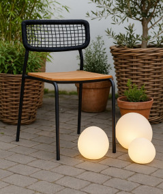Solcelle sten - sæt af 3 lamper