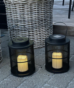 Rillet led solcelle lanterne