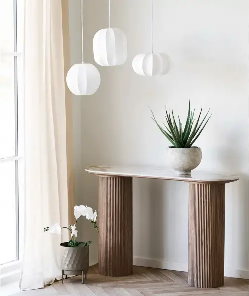 Coventry pendel i hvid - 3 størrelser