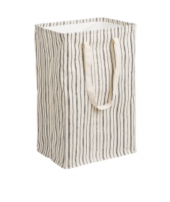 Argos vasketøjskurv med hank i beige/sort
