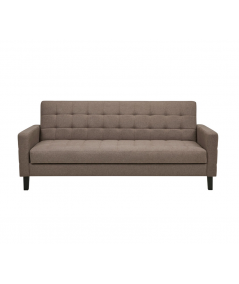 Milton sovesofa med opbevaring i brun m. sorte ben