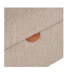 Harlow bænk i beige bouclé m. opbevaring