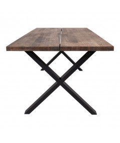 Montpellier Spisebord - Spisebord i smoked olieret eg med lige kant 200x95xh75 cm