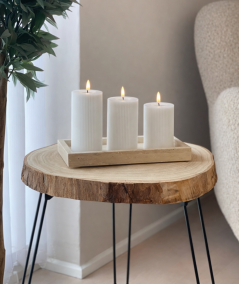 Bakke i natur travertin