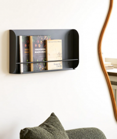 Volterra væghylde i mørkegrå