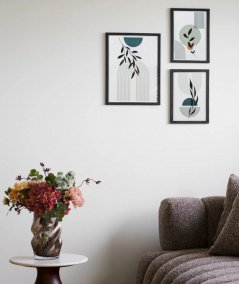 Aspen Rammesæt i sort, 3 stk.