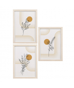 Madison Rammesæt i natur - 3 stk.