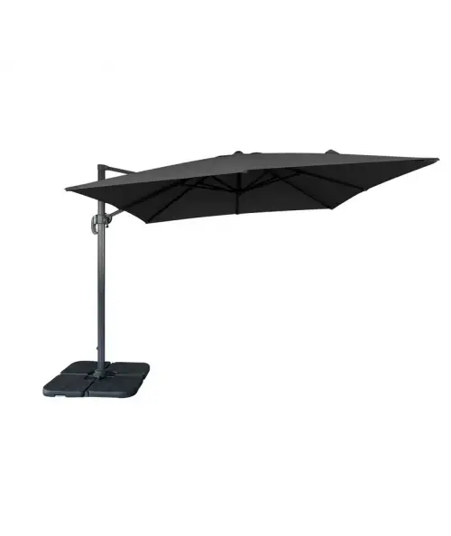 Baza hængeparasol i sort m. parasolfod