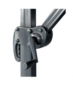 Baza hængeparasol i sort m. parasolfod