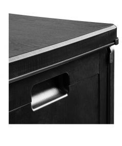 Sobra hyndeboks i sort plastik 76 L