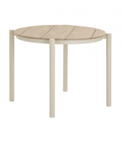 Abela spisebord i sand/aluminium/nonwood