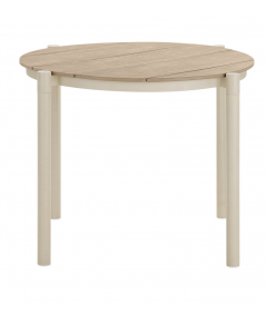 Abela spisebord i sand/aluminium/nonwood