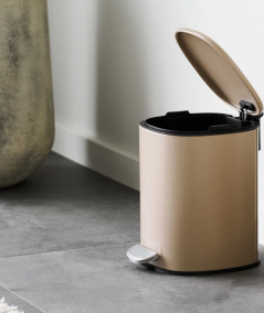 Lodi pedalspand i beige med soft close 3 l