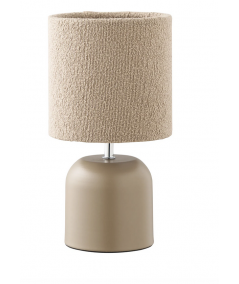 Morley bordlampe i metal og grå