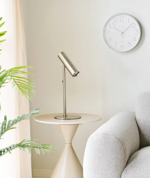 Paris bordlampe i sølv