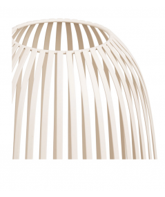 Stoense lanterne i beige Ø24,5xH40 cm