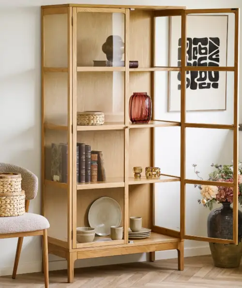 Tine tufted vægdekoration i sort/brun