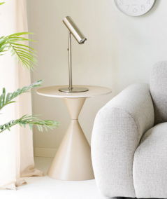 Annecy hjørnebord m. keramisk bordplade/stål