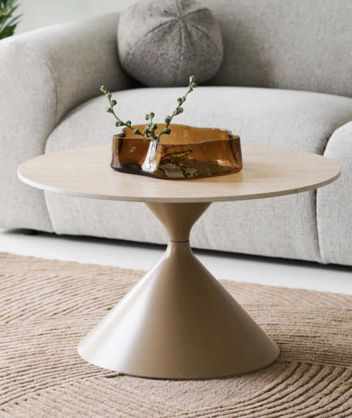 Annecy sofabord m. keramisk bordplade/stål