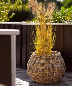 Melaka rattan kurvesæt 2 stk.