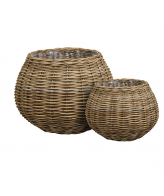 Melaka rattan kurvesæt 2 stk.