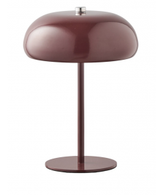 Margate bordlampe i bordeaux/genopladelig