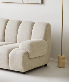 Taza 2,5 personers modulsofa i sand