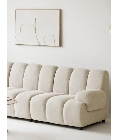 Taza 3,5 personers modulsofa i sand