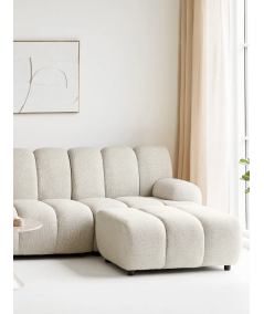 Taza 3,5 personers modulsofa m/puf/højrevendt