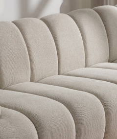 Taza 3,5 personers modulsofa m/puf/højrevendt