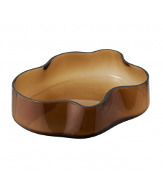 Fad i smoked brun glas