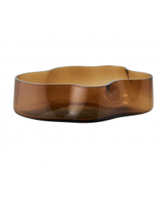 Fad i smoked brun glas