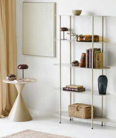 Vase i mørkegråt glas